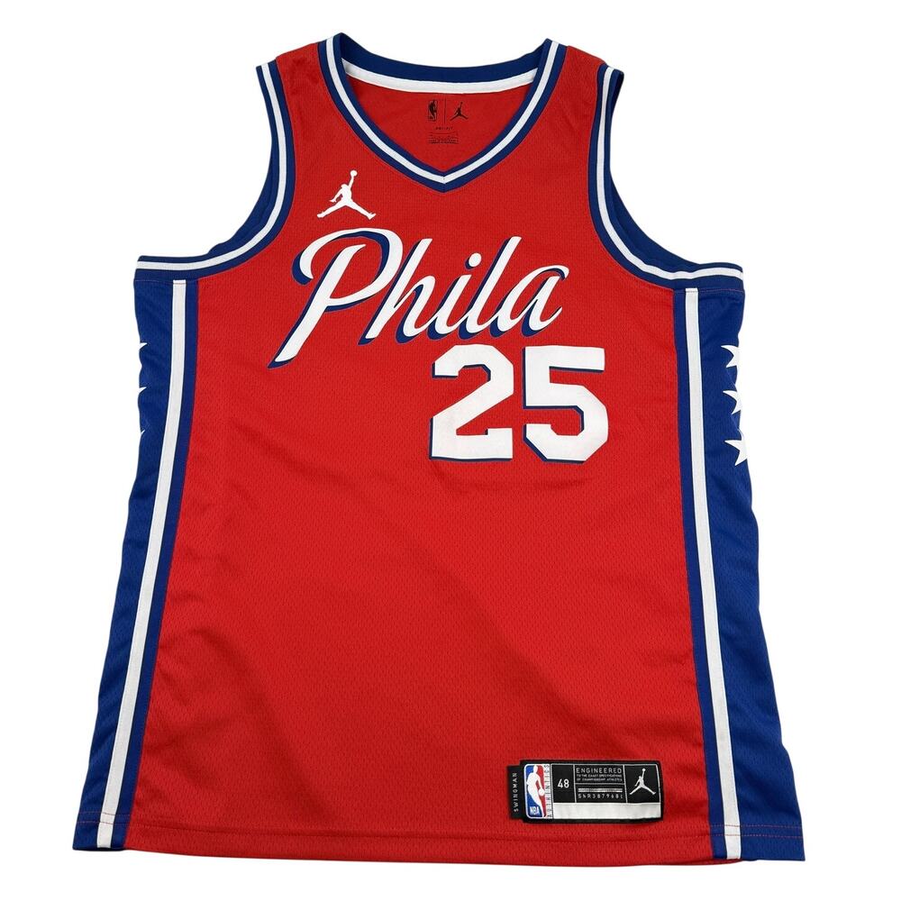 Nike Jordan Philadelphia 76ers Ben Simmons #25 Statement Swingman Jersey